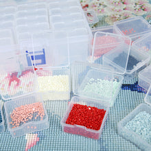 Load image into Gallery viewer, Clear Bead Storage Containers Small Parts Storage Diamond Painting Accessory Box