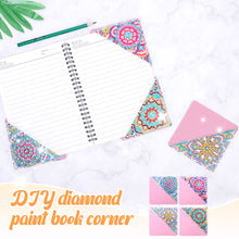 Load image into Gallery viewer, DIY Diamond Art Bookmarks Art Craft 5D Leather Triangle for Beginner Adults Kids