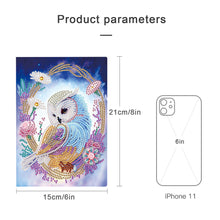 Load image into Gallery viewer, 5D Diamond Mosaic Notebook 50 Pages DIY Creative A5 Art Craft Kids Students Gift