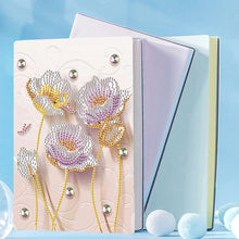 Load image into Gallery viewer, 5D Diamond Mosaic Notebook 50 Pages DIY Creative A5 Art Craft Kids Students Gift
