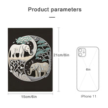 Load image into Gallery viewer, 5D Diamond Mosaic Notebook 50 Pages DIY Creative A5 Art Craft Kids Students Gift