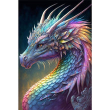Load image into Gallery viewer, Diamond Painting - Full Square - Rainbow Dragonscale Dragon (50*75CM)