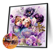 Load image into Gallery viewer, Diamond Painting - Full Round - Butterfly (30*30CM)