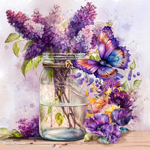 Load image into Gallery viewer, Diamond Painting - Full Round - Butterfly (30*30CM)