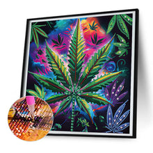 Load image into Gallery viewer, Diamond Painting - Partial Special Shaped - marijuana leaf (30*30CM)
