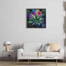 Load image into Gallery viewer, Diamond Painting - Partial Special Shaped - marijuana leaf (30*30CM)