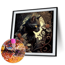 Load image into Gallery viewer, Diamond Painting - Full Round - metal cat (30*30CM)