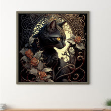 Load image into Gallery viewer, Diamond Painting - Full Round - metal cat (30*30CM)