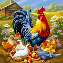 Load image into Gallery viewer, Diamond Painting - Full Round - Rooster (30*30CM)