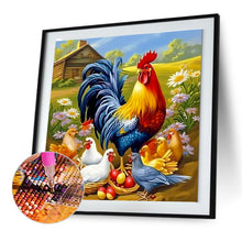 Load image into Gallery viewer, Diamond Painting - Full Round - Rooster (30*30CM)
