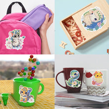 Load image into Gallery viewer, 2pcs Gem Sticker Diamond Art 5D Arts Crafts DIY for Kids Beginner (BT225)