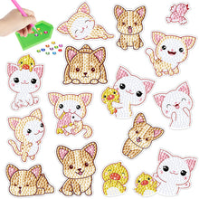 Load image into Gallery viewer, 2pcs Gem Sticker Diamond Art 5D Arts Crafts DIY for Kids Beginner (BT246)