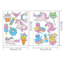 Load image into Gallery viewer, 2pcs Gem Sticker Diamond Art 5D Arts Crafts DIY for Kids Beginner (BT252)