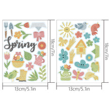 Load image into Gallery viewer, 2pcs Gem Sticker Diamond Art 5D Arts Crafts DIY for Kids Beginner (BT255)