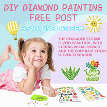 Load image into Gallery viewer, 2pcs Gem Sticker Diamond Art 5D Arts Crafts DIY for Kids Beginner (BT255)