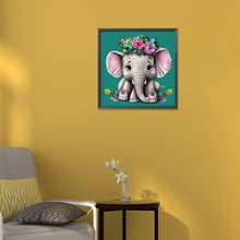 Load image into Gallery viewer, Diamond Painting - Full Round - elephant (30*30CM)