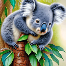 Load image into Gallery viewer, Diamond Painting - Full Round - baby koala (30*30CM)
