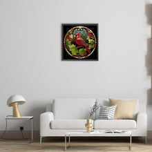 Load image into Gallery viewer, Diamond Painting - Full Round - round card glass cardinal (30*30CM)