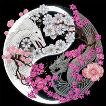 Load image into Gallery viewer, Diamond Painting - Partial Special Shaped - Tai Chi Yin Yang Dragon (30*30cm)