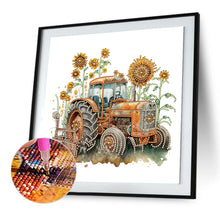 Load image into Gallery viewer, Diamond Painting - Partial Special Shaped - Field classic car (30*30CM)