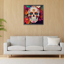 Load image into Gallery viewer, Diamond Painting - Partial Special Shaped - personalized skull (30*30CM)