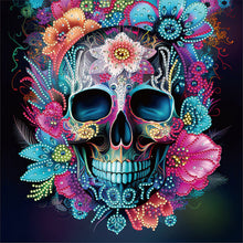 Load image into Gallery viewer, Diamond Painting - Partial Special Shaped - personalized skull (30*30CM)