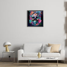 Load image into Gallery viewer, Diamond Painting - Partial Special Shaped - personalized skull (30*30CM)