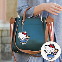 Load image into Gallery viewer, DIY Diamond Art Keychains Handmade Gem Keychains Lady Bag Pendant (Kitty Cat)