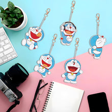 Load image into Gallery viewer, DIY Diamond Art Keychains Handmade Gem Keychains Lady Bag Pendant (Doraemon)