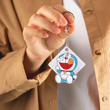 Load image into Gallery viewer, DIY Diamond Art Keychains Handmade Gem Keychains Lady Bag Pendant (Doraemon)