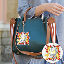 Load image into Gallery viewer, DIY Diamond Art Keychains Handmade Gem Keychains Lady Bag Pendant (Ultraman)