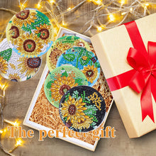 Load image into Gallery viewer, DIY Diamond Painting Makeup Mirror Paint by Number Kits Sunflower (039)