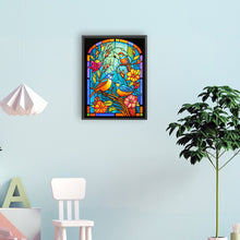 Load image into Gallery viewer, Diamond Painting - Full Round - flower and bird glass painting (30*40CM)