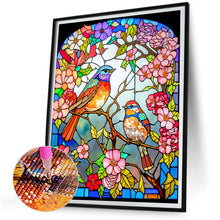 Load image into Gallery viewer, Diamond Painting - Full Round - flower and bird glass painting (30*40CM)