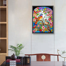 Load image into Gallery viewer, Diamond Painting - Full Round - flower and bird glass painting (30*40CM)