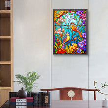 Load image into Gallery viewer, Diamond Painting - Full Round - flower and bird glass painting (30*40CM)