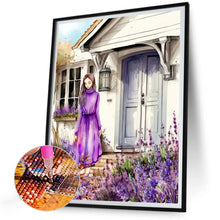 Load image into Gallery viewer, Diamond Painting - Full Round - Lavender Cottage (30*40CM)