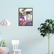 Load image into Gallery viewer, Diamond Painting - Full Round - Lavender Cottage (30*40CM)