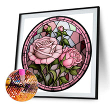 Load image into Gallery viewer, Diamond Painting - Full Round - round glass art rose (35*35CM)