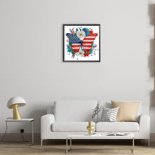 Load image into Gallery viewer, Diamond Painting - Partial Special Shaped - Independence Day Butterflies (30*30CM)