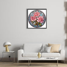 Load image into Gallery viewer, Diamond Painting - Full Round - flower glass painting (30*30CM)