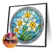 Load image into Gallery viewer, Diamond Painting - Full Round - flower glass painting (30*30CM)