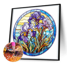 Load image into Gallery viewer, Diamond Painting - Full Round - flower glass painting (30*30CM)