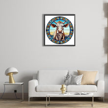 Load image into Gallery viewer, Diamond Painting - Full Round - animal cow glass painting (30*30CM)