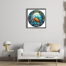 Load image into Gallery viewer, Diamond Painting - Full Round - animal sea turtle glass painting (30*30CM)