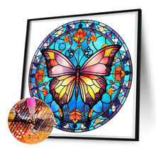 Load image into Gallery viewer, Diamond Painting - Full Round - butterfly glass painting (30*30CM)