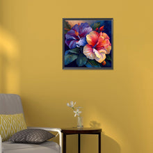 Load image into Gallery viewer, Diamond Painting - Full Round - Hibiscus (30*30CM)