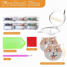Load image into Gallery viewer, DIY Diamond Art Vanity Mirror Handheld Beginner Arts Crafts Gifts (057)