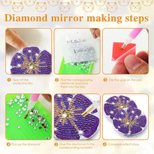 Load image into Gallery viewer, DIY Diamond Art Vanity Mirror Handheld Beginner Arts Crafts Gifts (065)