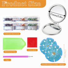 Load image into Gallery viewer, DIY Diamond Art Vanity Mirror Handheld Beginner Arts Crafts Gifts (066)